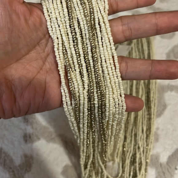 Boho long beads necklace - Picture 2 of 2